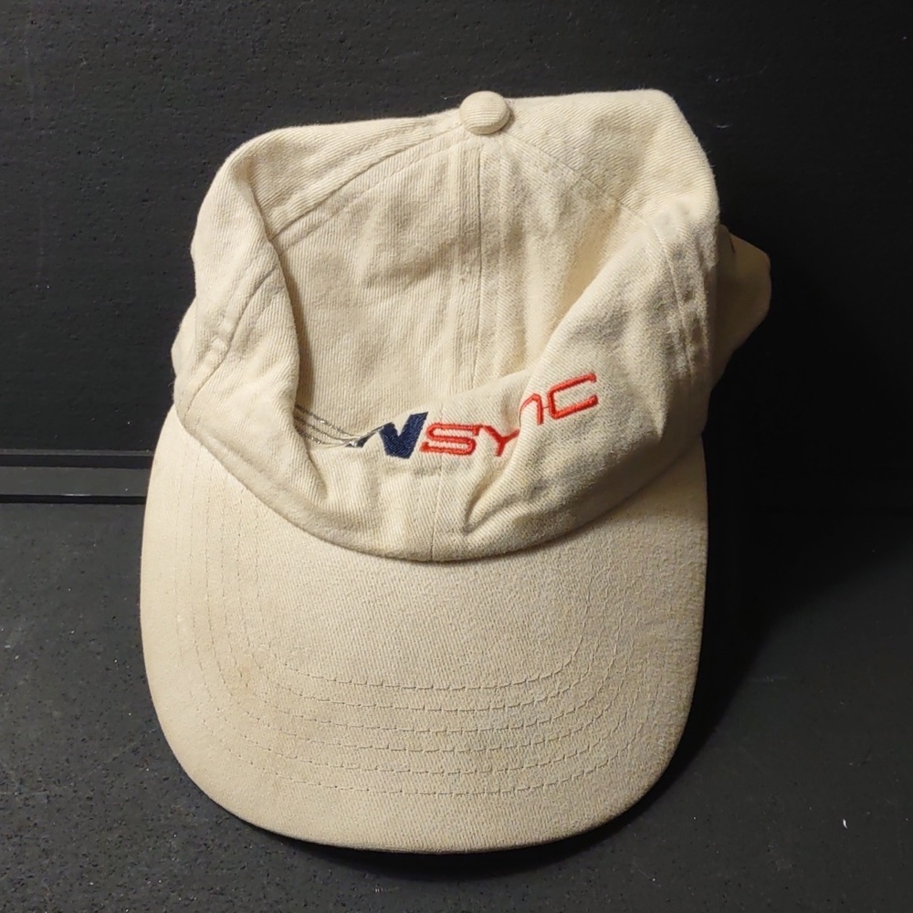 Used Rare NSYNC Tan baseball cap